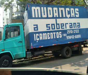 transportes e mudanças